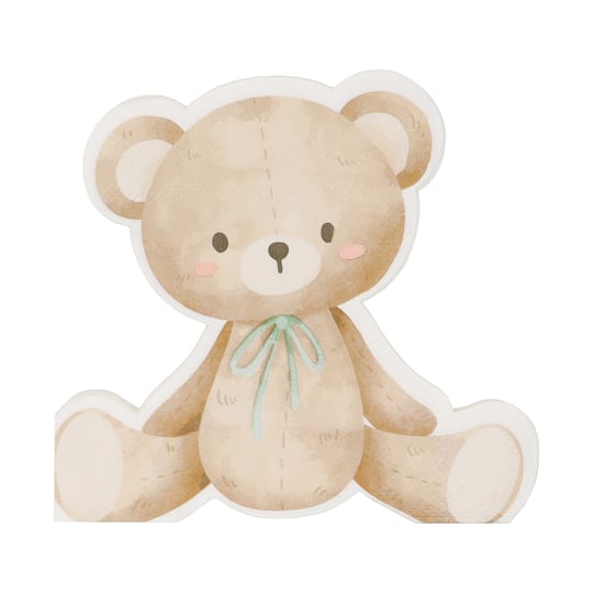 24 Packs: 20 ct. (480 total) Bear Shaped Beverage Napkins by Celebrate It™